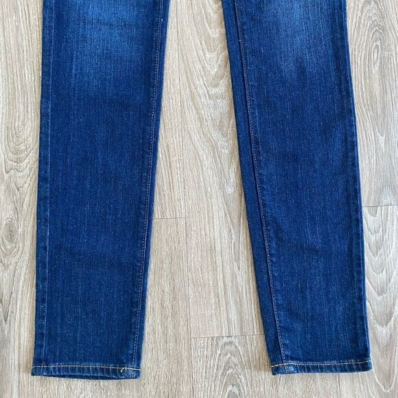 NWT Spanx Slim X Skinny Dark Wash High Rise Denim Jeans, Size 27 - Picture 2 of 8